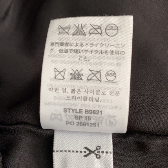 J. Crew Perforated A-Line Black Dress Size 0 - Picture 12 of 12